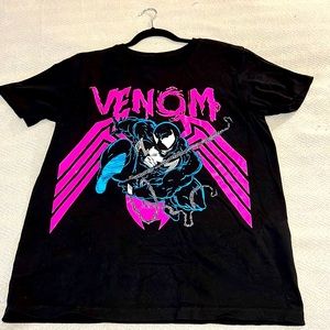 Marvel Venom Black Short Sleeve T Shirt Size L